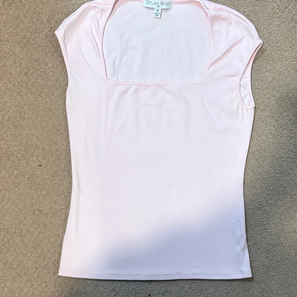 Light Pink Short Sleeve Top